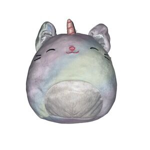 KellyToy Squishmallow 8" Camilla the Rainbow‎ Caticorn  Plush Toy Stuffed Animal
